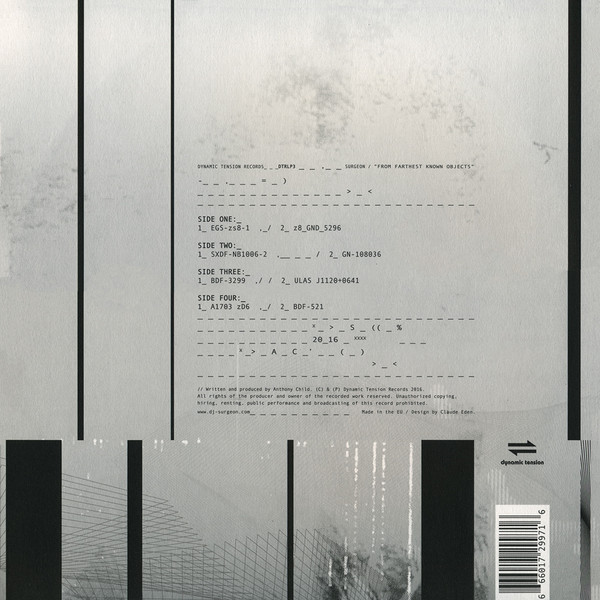 Виниловая пластинка Surgeon - From Farthest Known Objects LP - рис.1