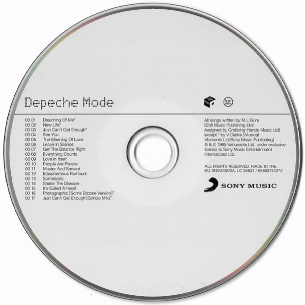 CD-диск Depeche Mode – The Singles 81-85 - CD - рис.1