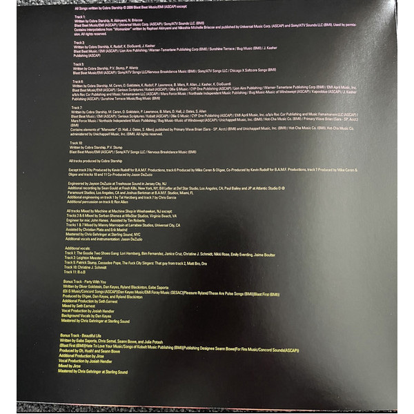 Виниловая пластинка Cobra Starship – Hot Mess LP - рис.4