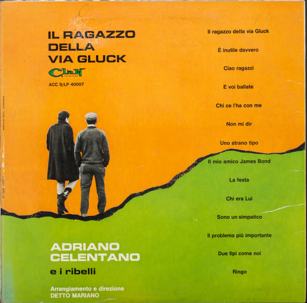 Виниловая пластинка Adriano Celentano – Il Ragazzo Della Via Gluck - Clan Celentano LP - рис.1