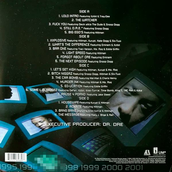 Виниловая пластинка Dr. Dre 2001 - 2LP - рис.1