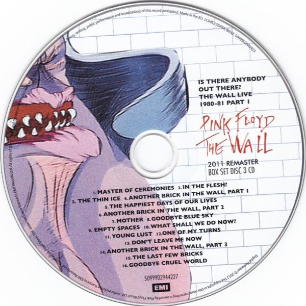 Бокс-сет Pink Floyd - The Wall (Immersion Box Set) - 6CD+DVD - рис.6