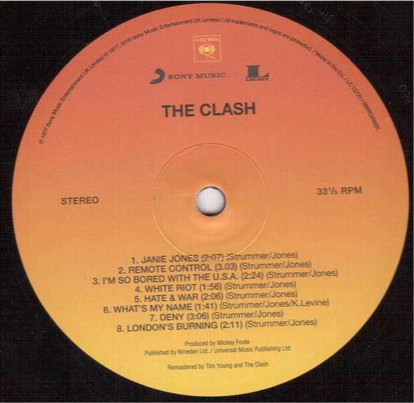 Виниловая пластинка The Clash - The Clash - рис.2