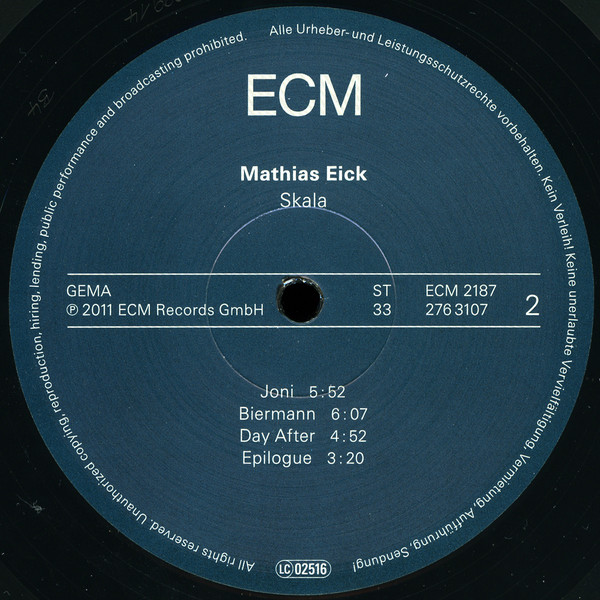 Виниловая пластинка Mathias Eick - Skala - рис.3