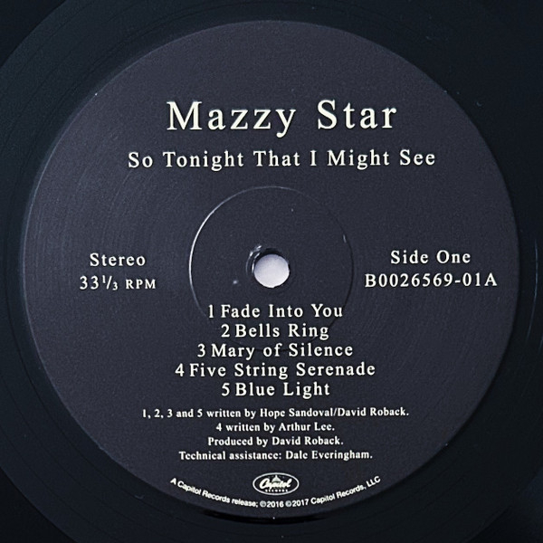 Виниловая пластинка Mazzy Star - So Tonight That I Might See LP - рис.4