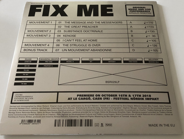 Виниловая пластинка Arnaud Rebotini – Fix Me 2LP - рис.1