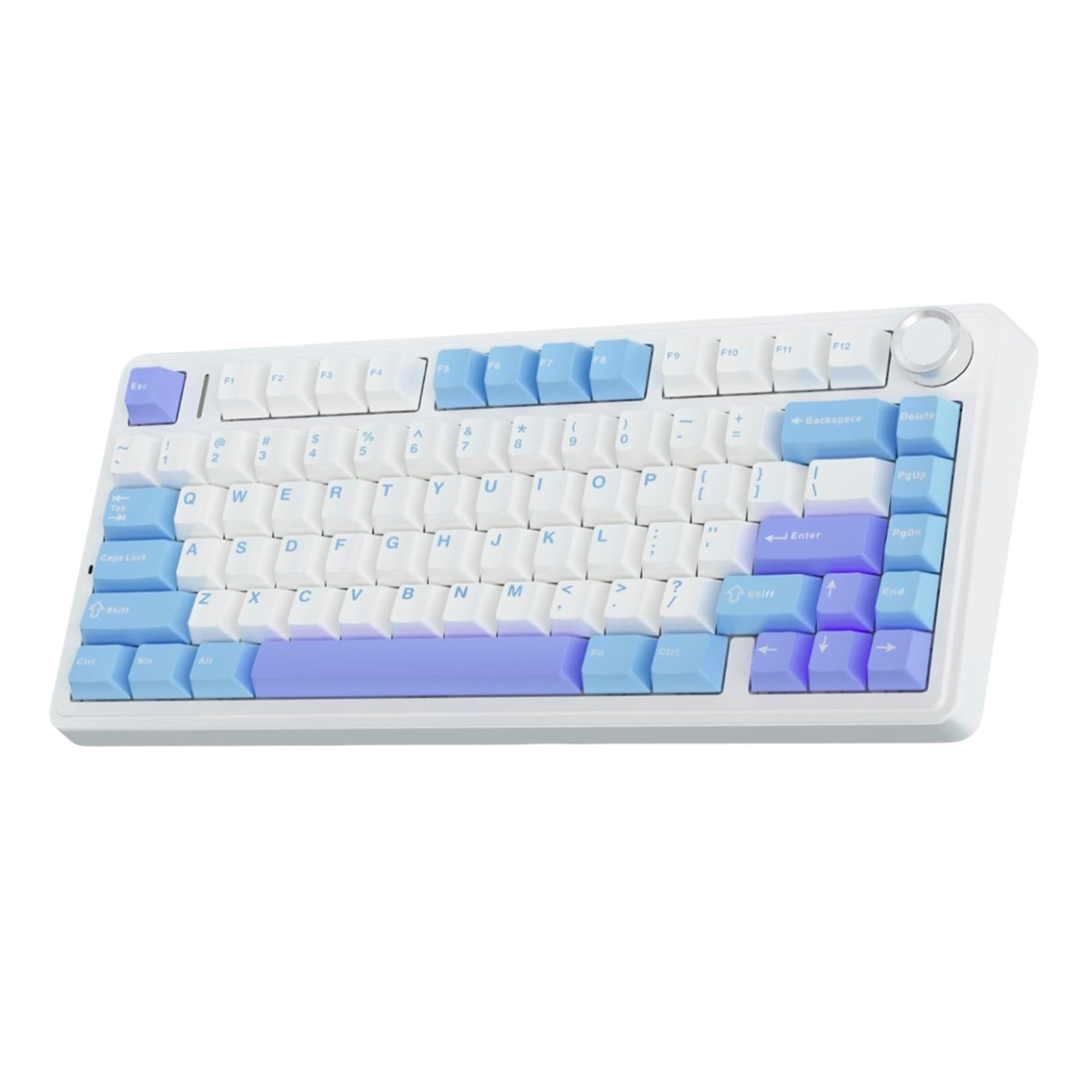 

Клавиатура AULA, Белый;голубой;фиолетовый, F75 Ice Vein Switches Blue-White-Purple