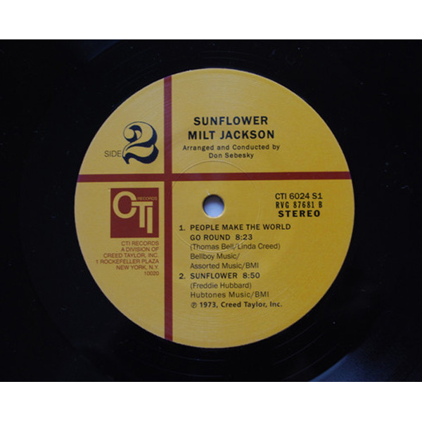 Виниловая пластинка Milt Jackson – Sunflower LP - рис.2