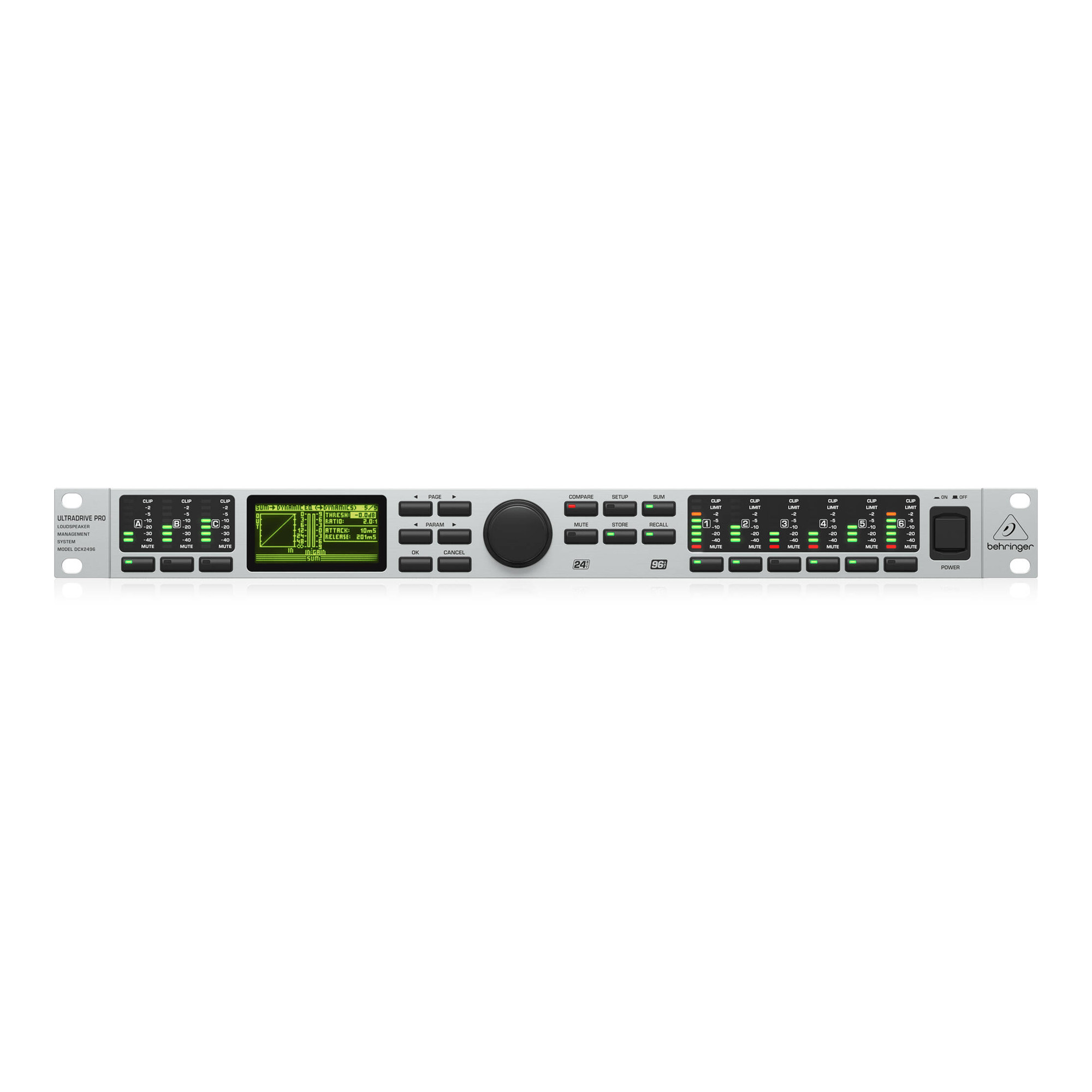 

Процессор эффектов Behringer, Черный;серебряный, Ultra-Drive Pro DCX2496LE Silver Black