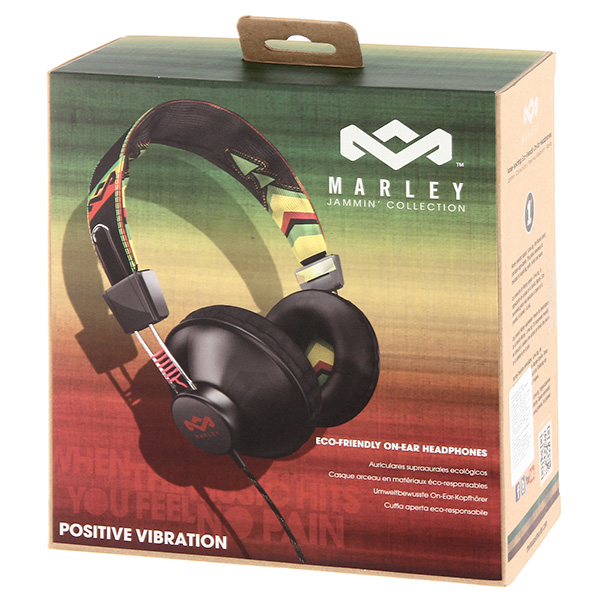 Наушники House of Marley Positive Vibration Rasta EM-JH010-RA - рис.2