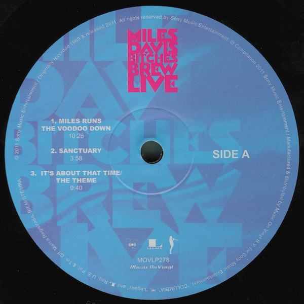 Виниловая пластинка Miles Davis – Bitches Brew Live (MOVLP278) - 2LP - рис.6