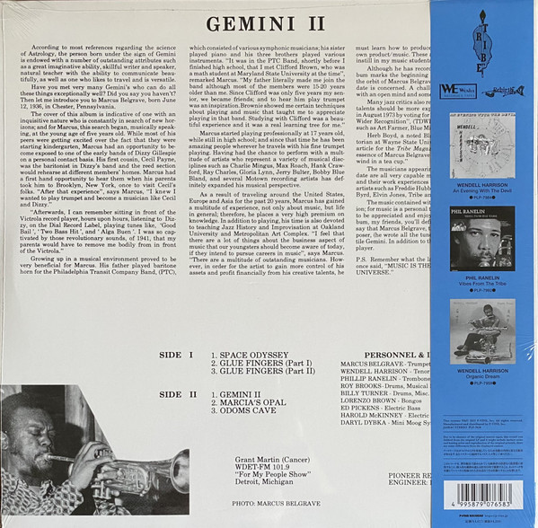 Виниловая пластинка Marcus Belgrave – Gemini II LP - рис.1