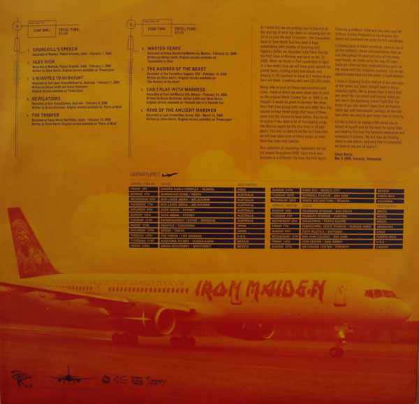Виниловая пластинка Iron Maiden - Flight 666 - The Original Soundtrack (2009) - рис.2