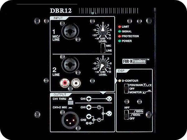 Акустическая система Yamaha DBR12 Black - рис.3