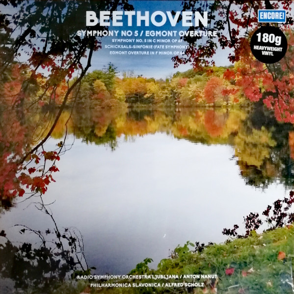 Виниловая пластинка Ludwig van Beethoven – SYMPHONY NO 5, EGMONT OVERTURE LP - рис.0