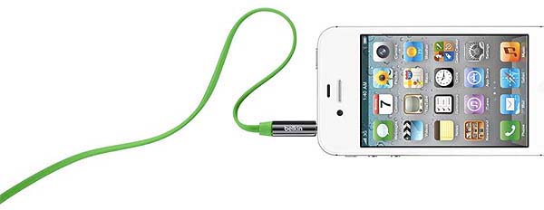 Кабель Belkin Mixit Flat Audio Cable Red - рис.2