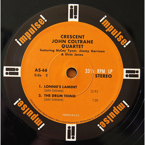 Виниловая пластинка John Coltrane Quartet – Crescent (Acoustic Sounds) LP - рис.5