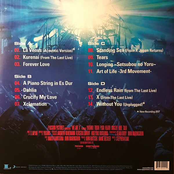 Виниловая пластинка X Japan - We Are X: Original Motion Picture Soundtrack - рис.1