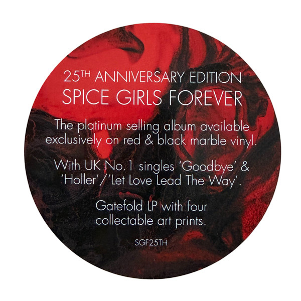 Виниловая пластинка Spice Girls – Forever (25th Anniversary) (Red W/ Black Marble) LP - рис.5