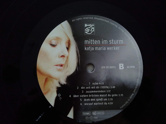 Пластинка Stockfisch Records Katja Werker - Mitten Im Sturm LP - фото 4