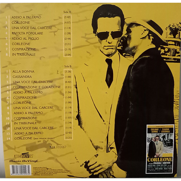 Виниловая пластинка Ennio Morricone – Corleone OST Yellow LP - рис.1