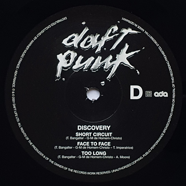 Виниловая пластинка Daft Punk – Discovery (2021) 2LP - рис.4