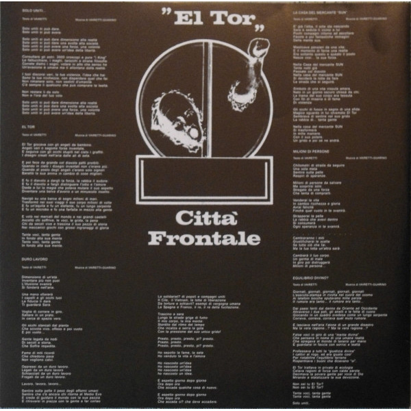 Виниловая пластинка Citta Frontale – El Tor LP - рис.5