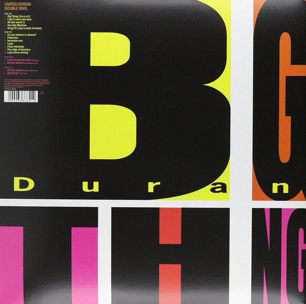Виниловая пластинка Duran Duran - Big Thing - рис.1