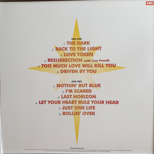 Бокс-сет Brian May - Back To The Light (Box-set) LP+2CD - рис.11