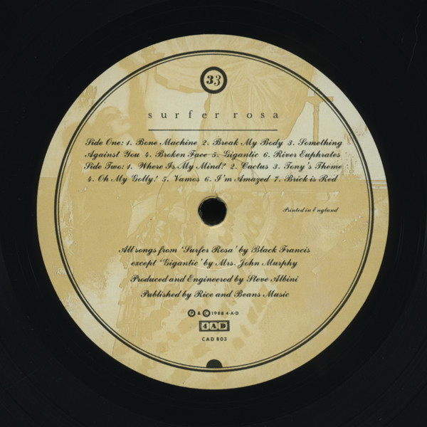 Виниловая пластинка Pixies - Surfer Rosa LP - рис.3