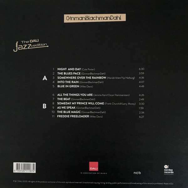 Виниловая пластинка GinmanBlachmanDahl – The Velvet Blues LP - рис.1