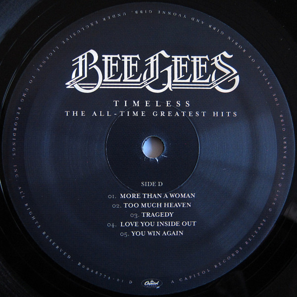 Виниловая пластинка Bee Gees - Timeless - The All-Time Greatest Hits - 2LP - рис.4