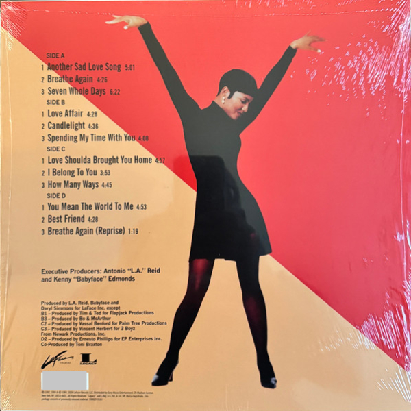 Виниловая пластинка Toni Braxton - Toni Braxton - 2LP - рис.2