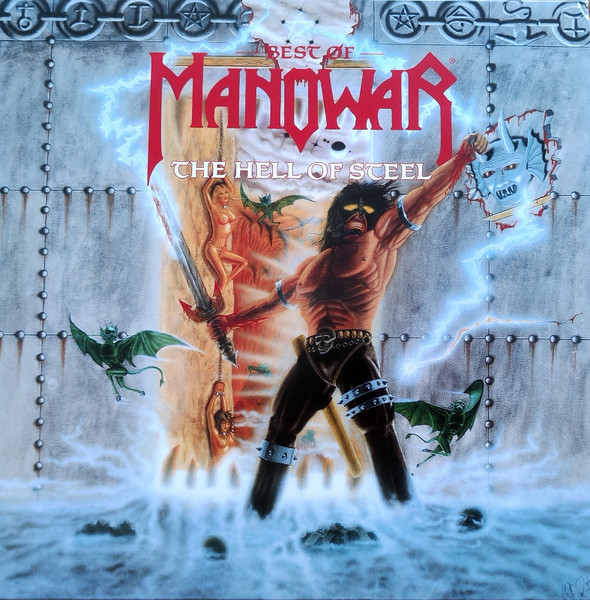 Виниловая пластинка Manowar – Best Of Manowar - The Hell Of Steel - Silver - 2LP - рис.0