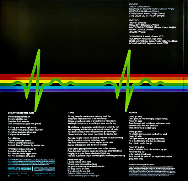 Виниловая пластинка Pink Floyd – The Dark Side Of The Moon (50th Anniversary, Picture Disc) 2LP - рис.3