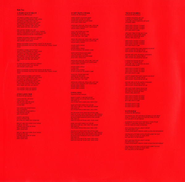 Виниловая пластинка The Beatles – 1962-1966 - 3LP - рис.9