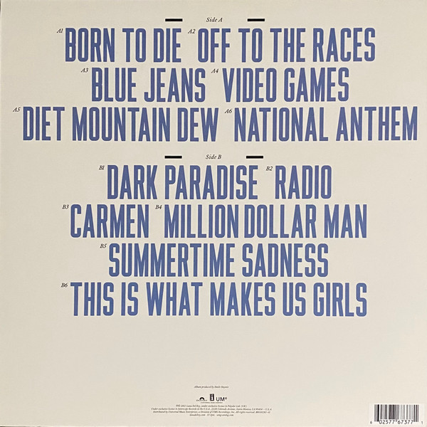 Виниловая пластинка Lana Del Rey – Born To Die - LP - рис.1