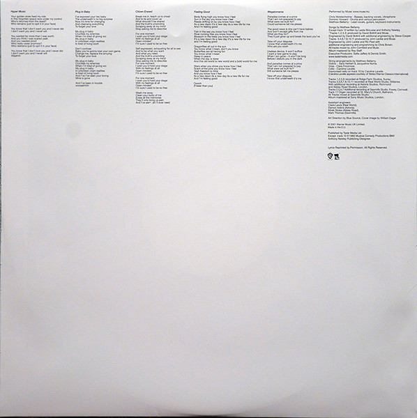 Виниловая пластинка Muse - Origin Of Symmetry - 2LP - рис.11