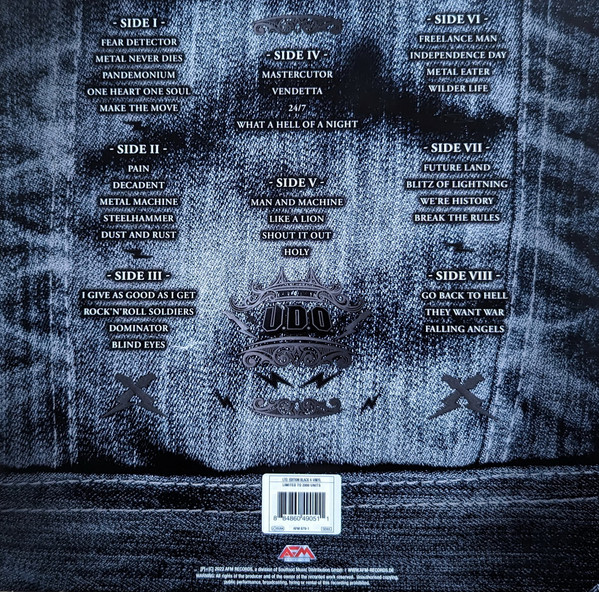 Виниловая пластинка U.D.O. - The Legacy 4LP - рис.1