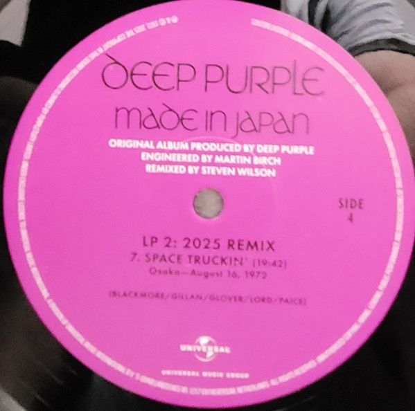 Виниловая пластинка Deep Purple – Made In Japan (Steven Wilson Remix) LP - рис.7