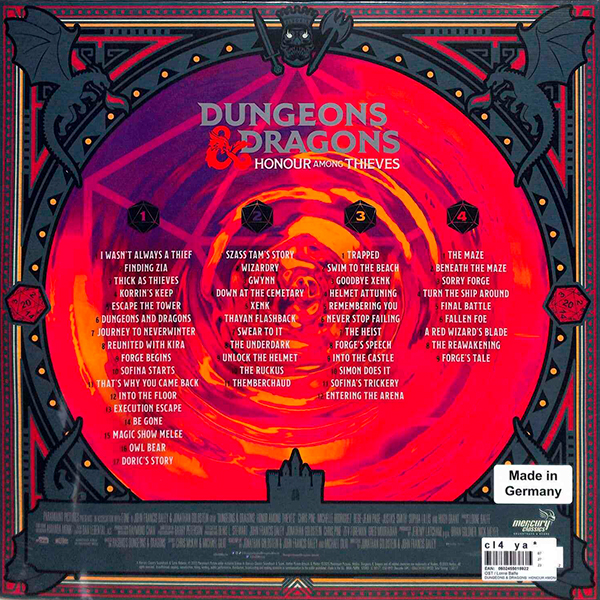 Пластинка Lorne Balfe – OST Dungeons & Dragons - Honor Amongst Thieves LP - рис.1