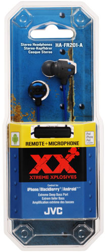 Наушники JVC Xtreme Xpllosive HA-FR201-A - рис.1