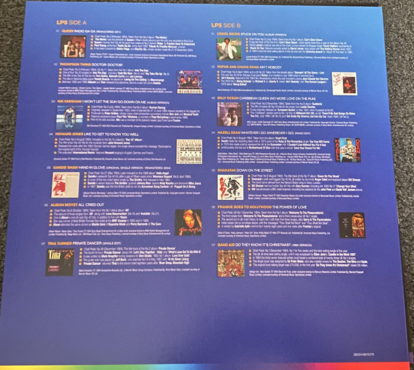 Виниловая пластинка Various – Now Yearbook Extra 1980 - 1984 (Box Coloured) 5LP - рис.15