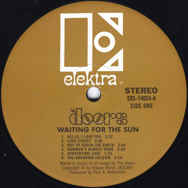 Виниловая пластинка The Doors - Waiting For The Sun - рис.3