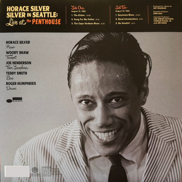 Виниловая пластинка Horace Silver – Silver In Seattle: Live At The Penthouse LP - рис.1