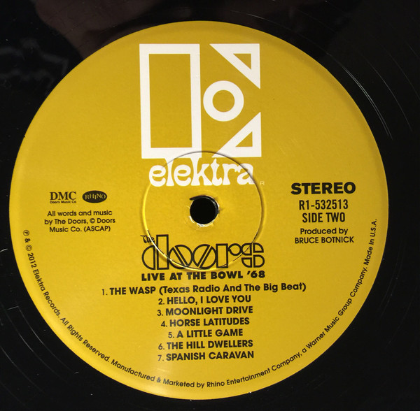 Виниловая пластинка The Doors - Live At The Bowl '68 - рис.3