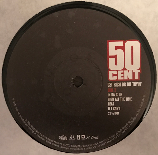 Виниловая пластинка 50 Cent – Get Rich Or Die Tryin - 2LP - рис.5