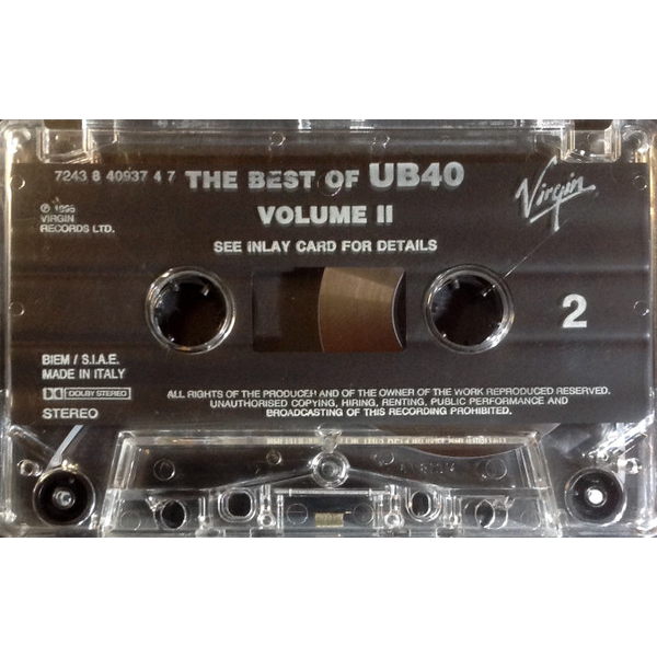 Кассета UB40 - The Best Of UB 40 Volume Two - рис.4