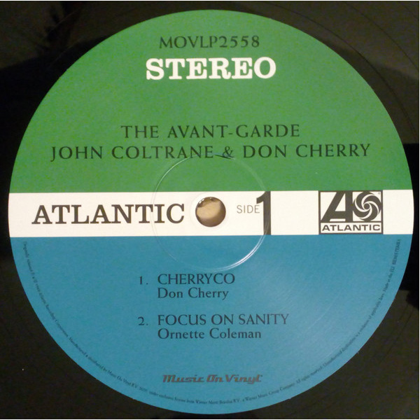 Виниловая пластинка John Coltrane & Don Cherry – The Avant-Garde LP - рис.2