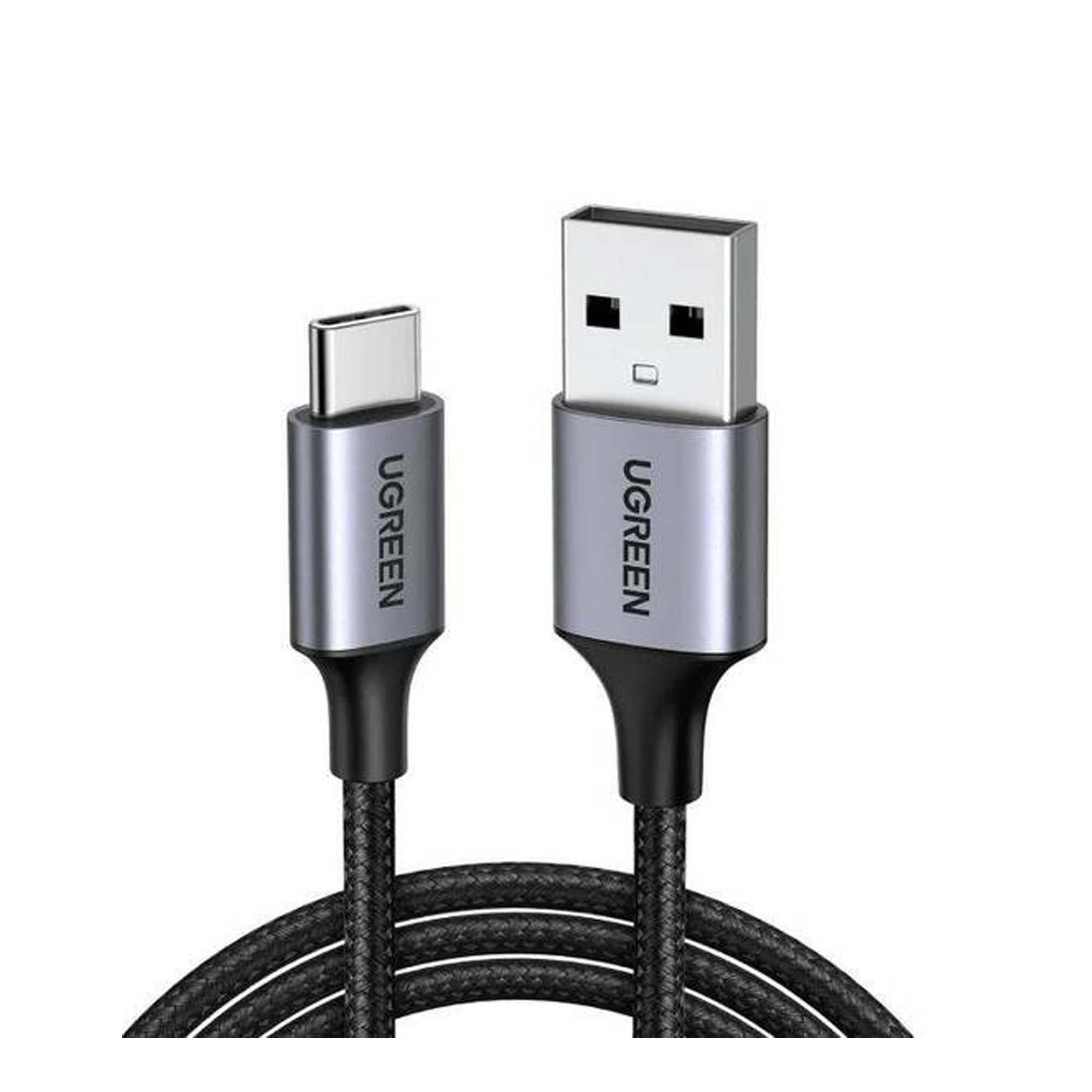 Кабель Ugreen US288 USB-A - USB-C 1.5m Black - фото 1